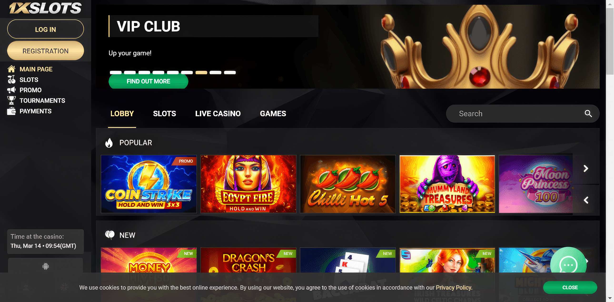 1xSlots Casino Slots