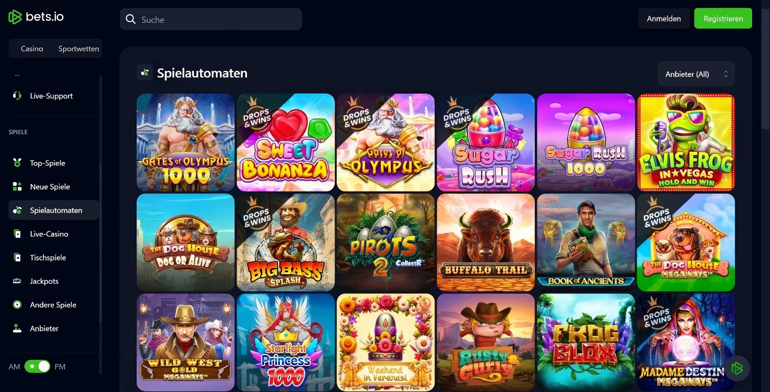 bets io desktop spielautomaten