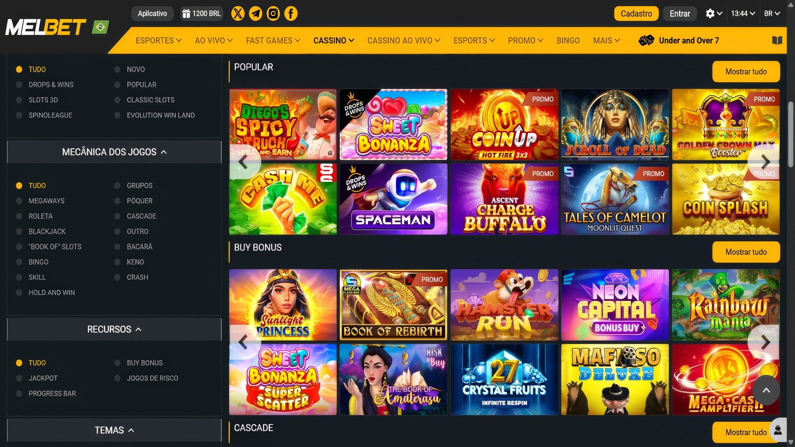 Melbet-Slots-Desktop
