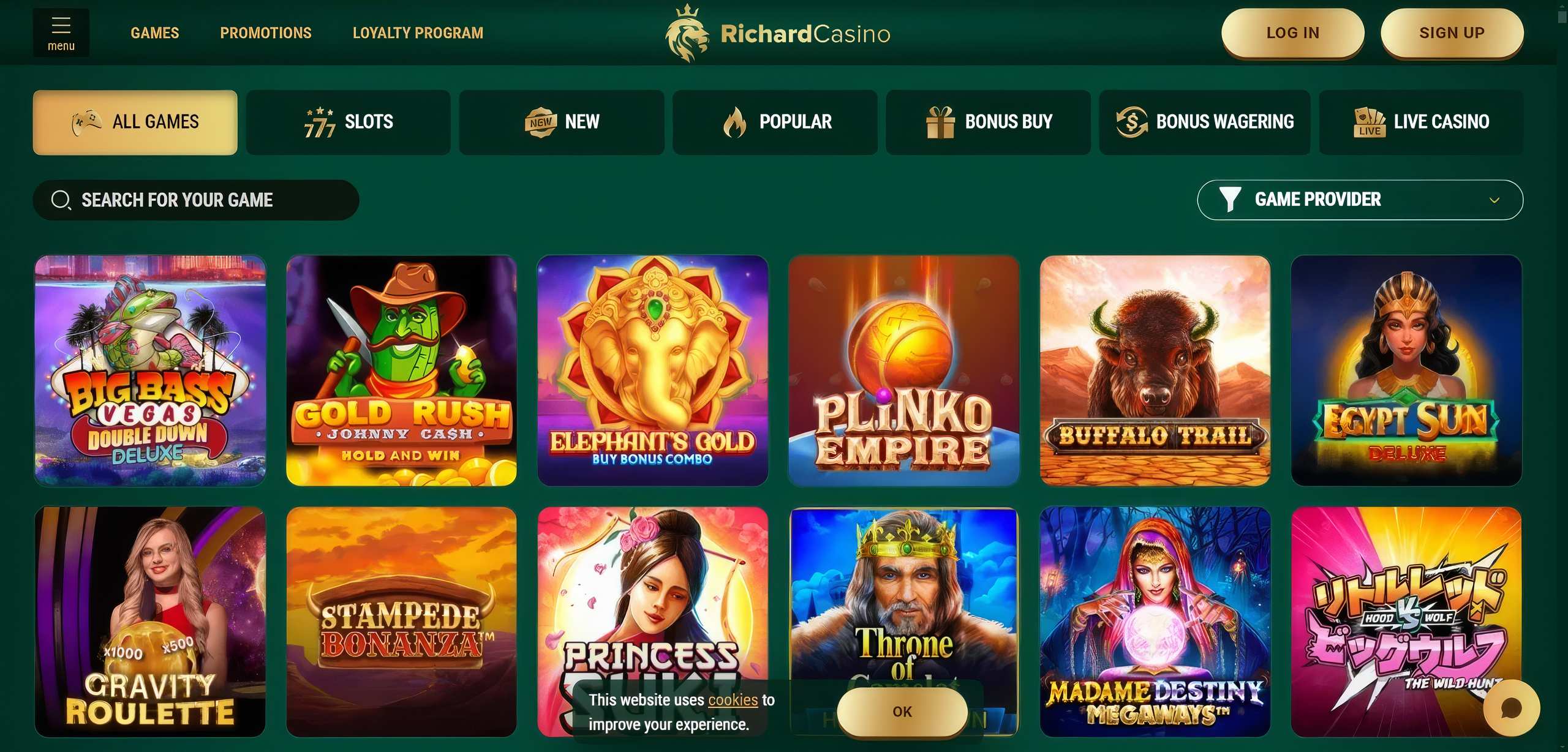 richard casino slots