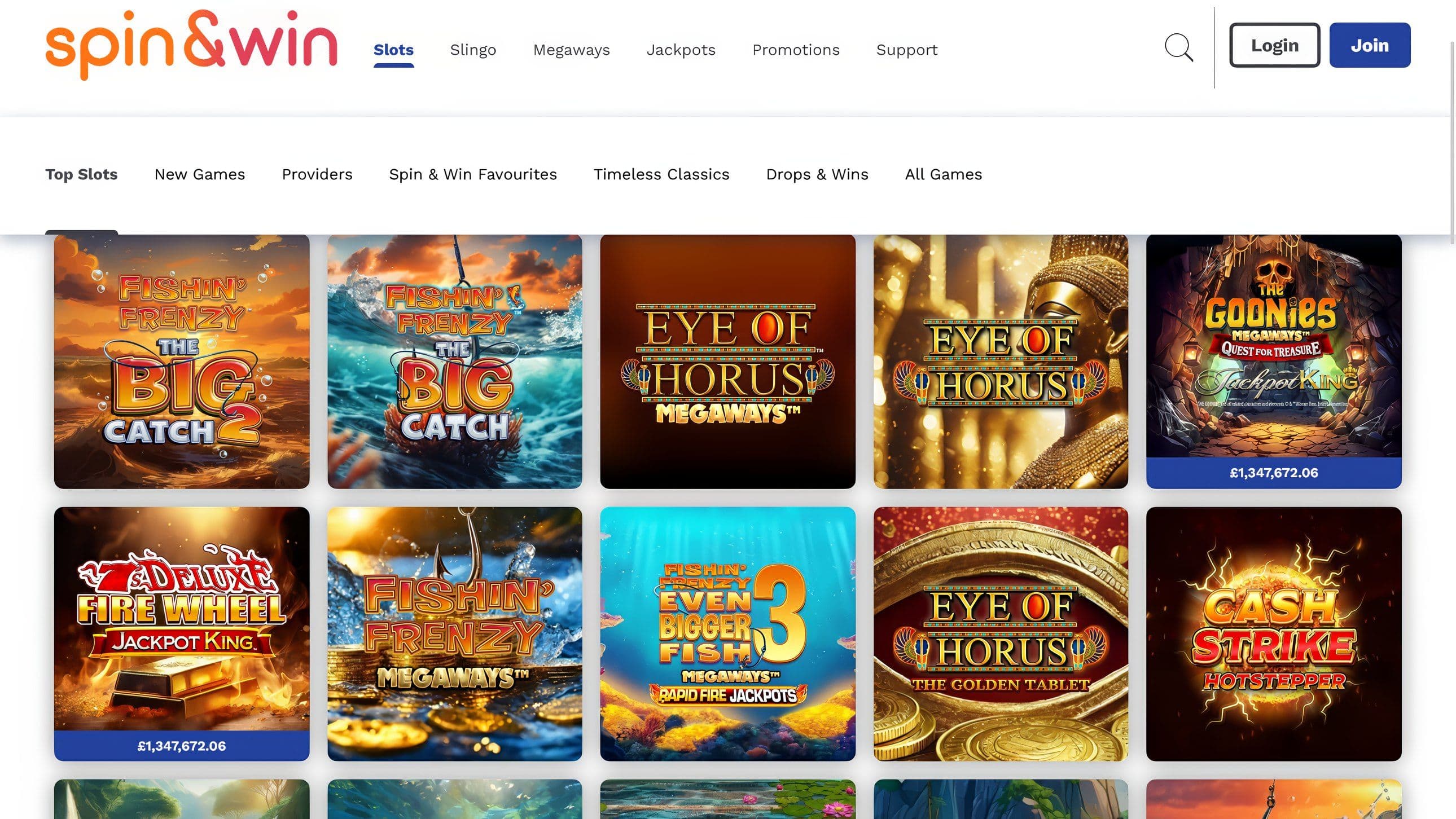 Spin and Win Casino Slots