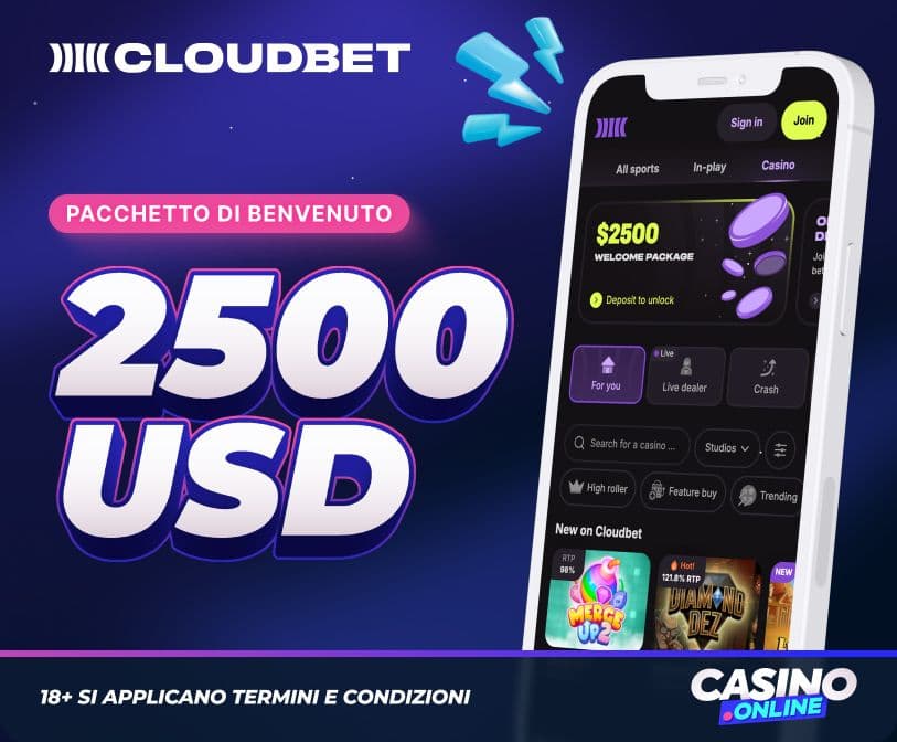 Cloudbet Casino Bonus Benvenuto