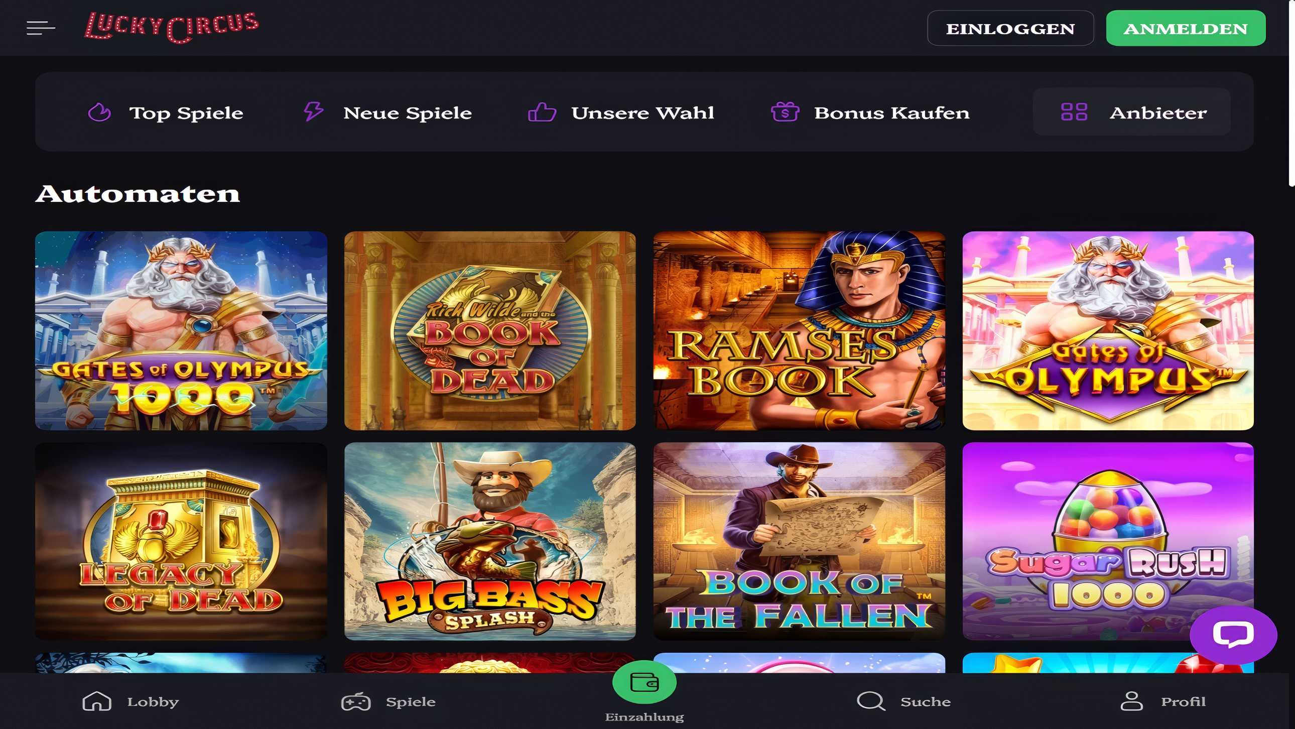 Lucky Circus desktop screenshot 1