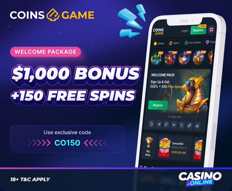 coins.game casino welcome offer