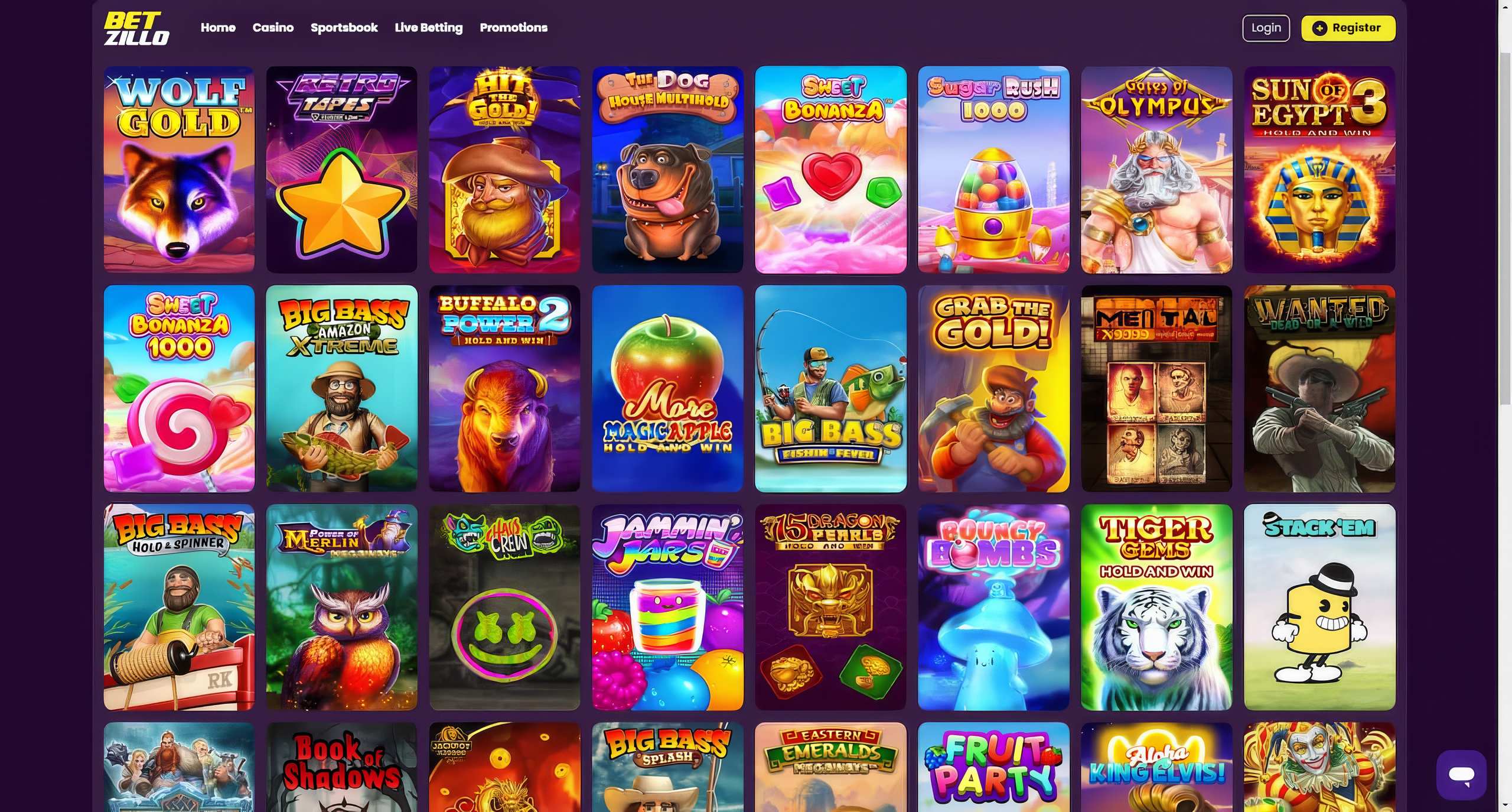 Betzillo desktop screenshot 2