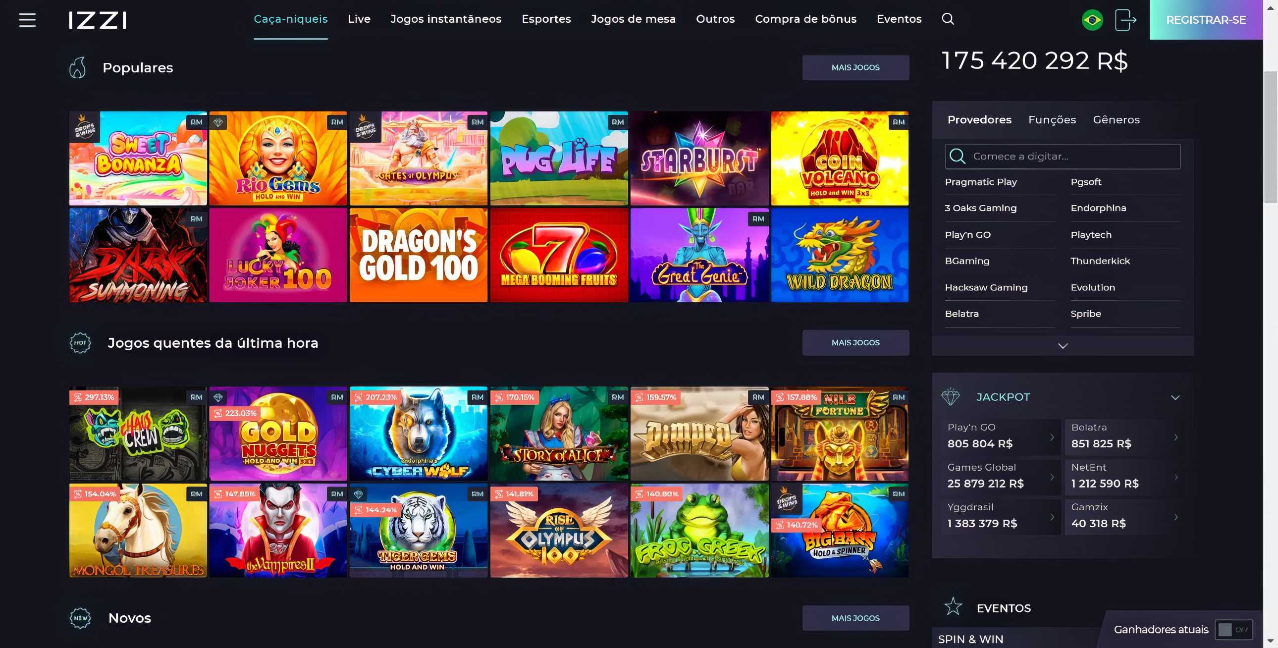 Izz desktop slots