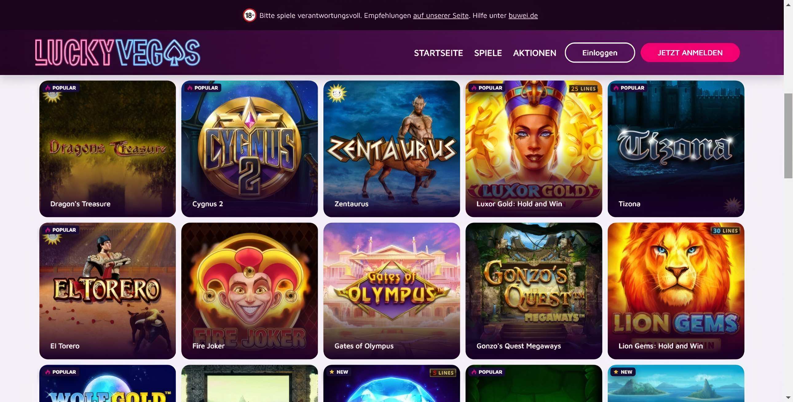 Lucky Vegas Slots Desktop