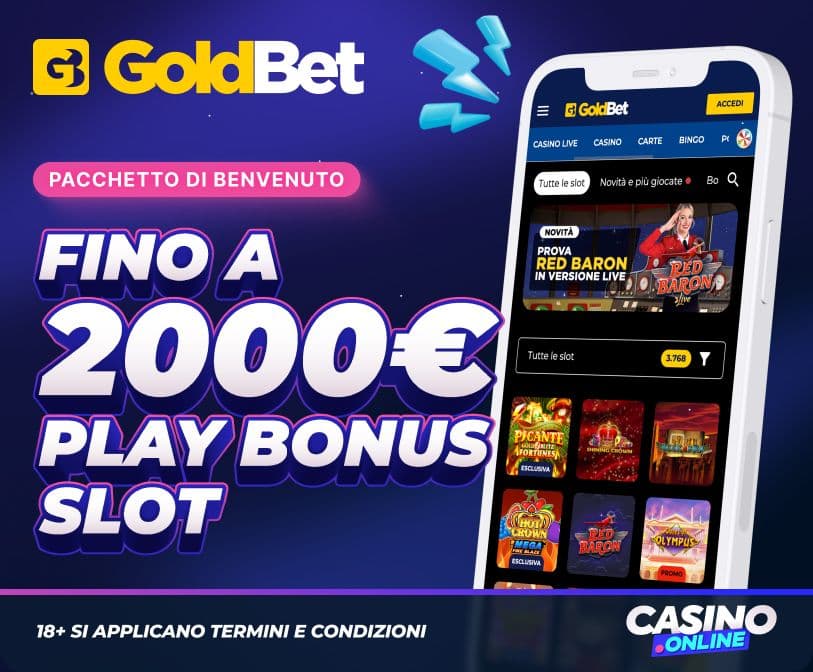 Goldbet Casino Bonus Benvenuto