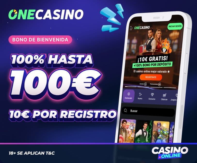 Bono de bienvenida de One Casino para España.