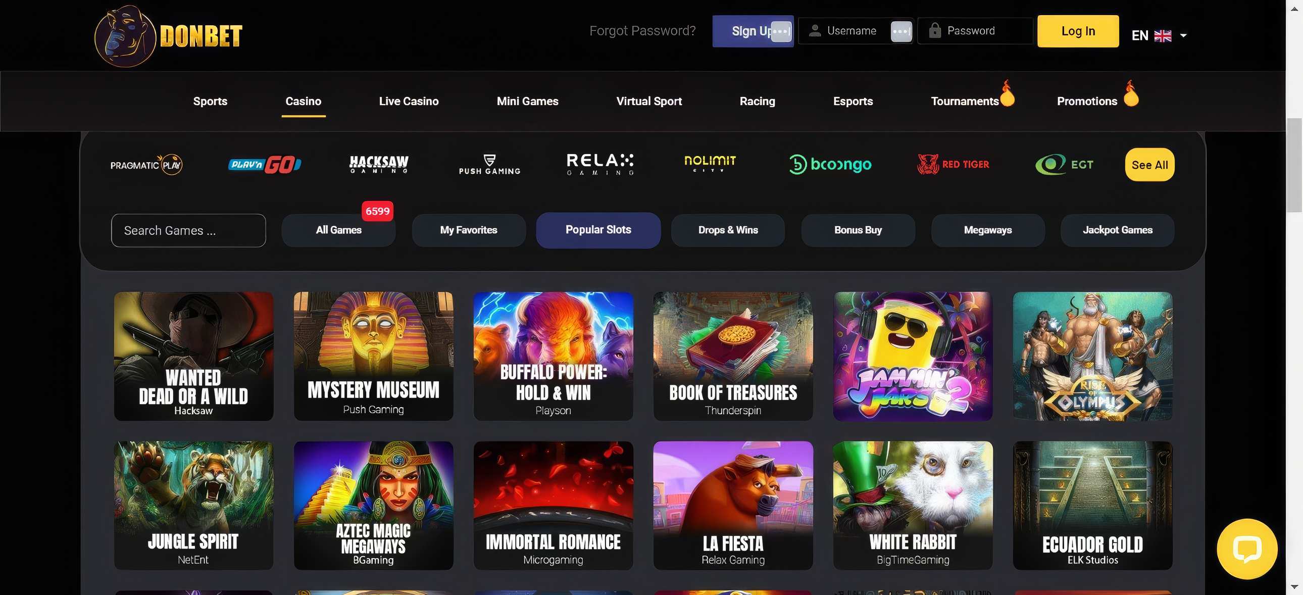 Donbet Casino Slots