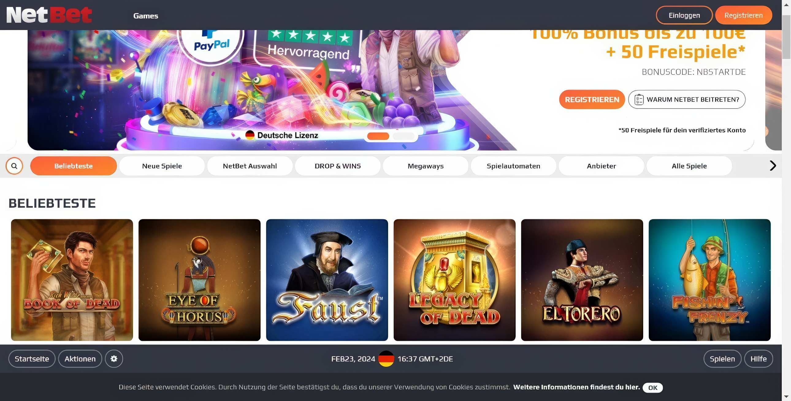 NetBet Games desktop screenshot 2