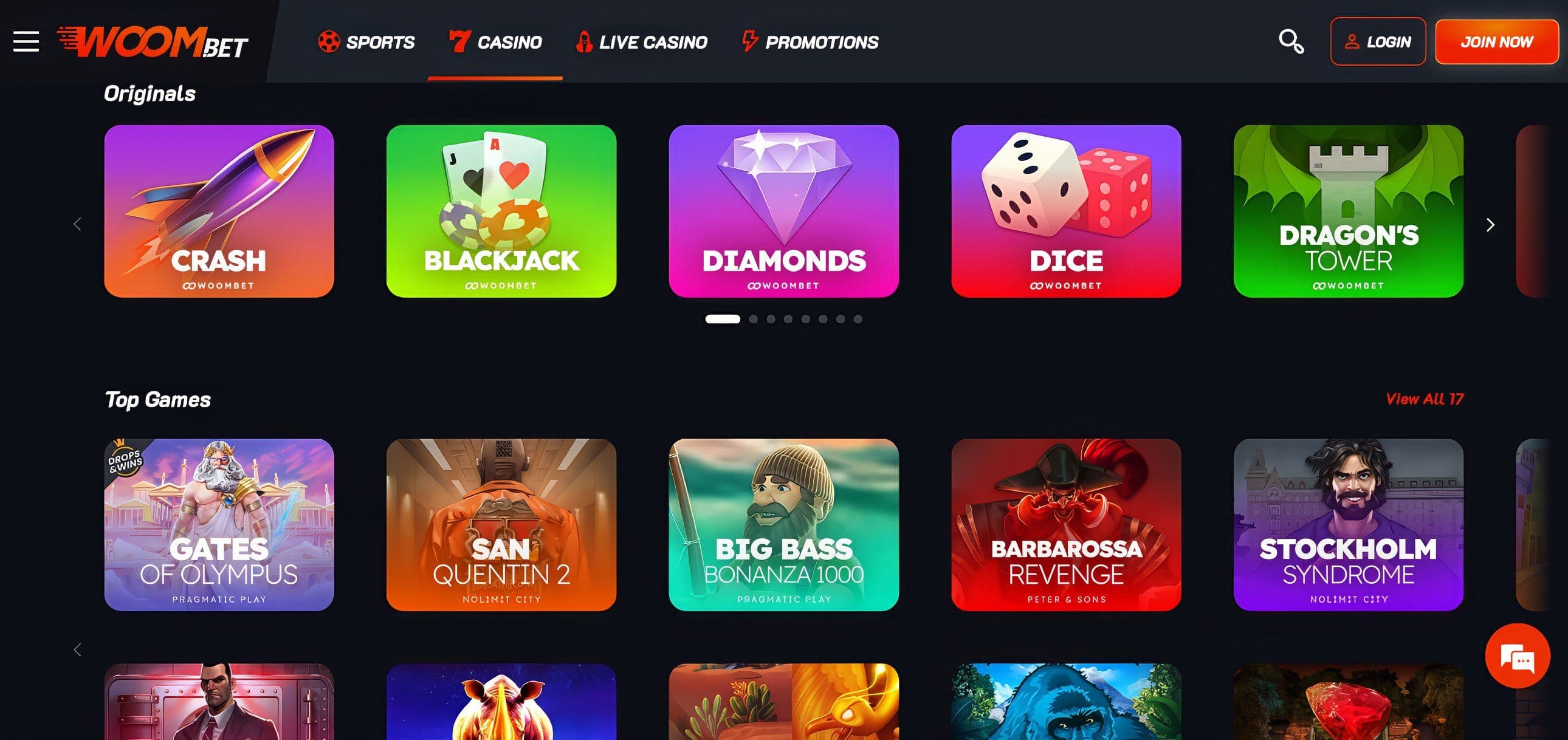 Woombet Casino Slots