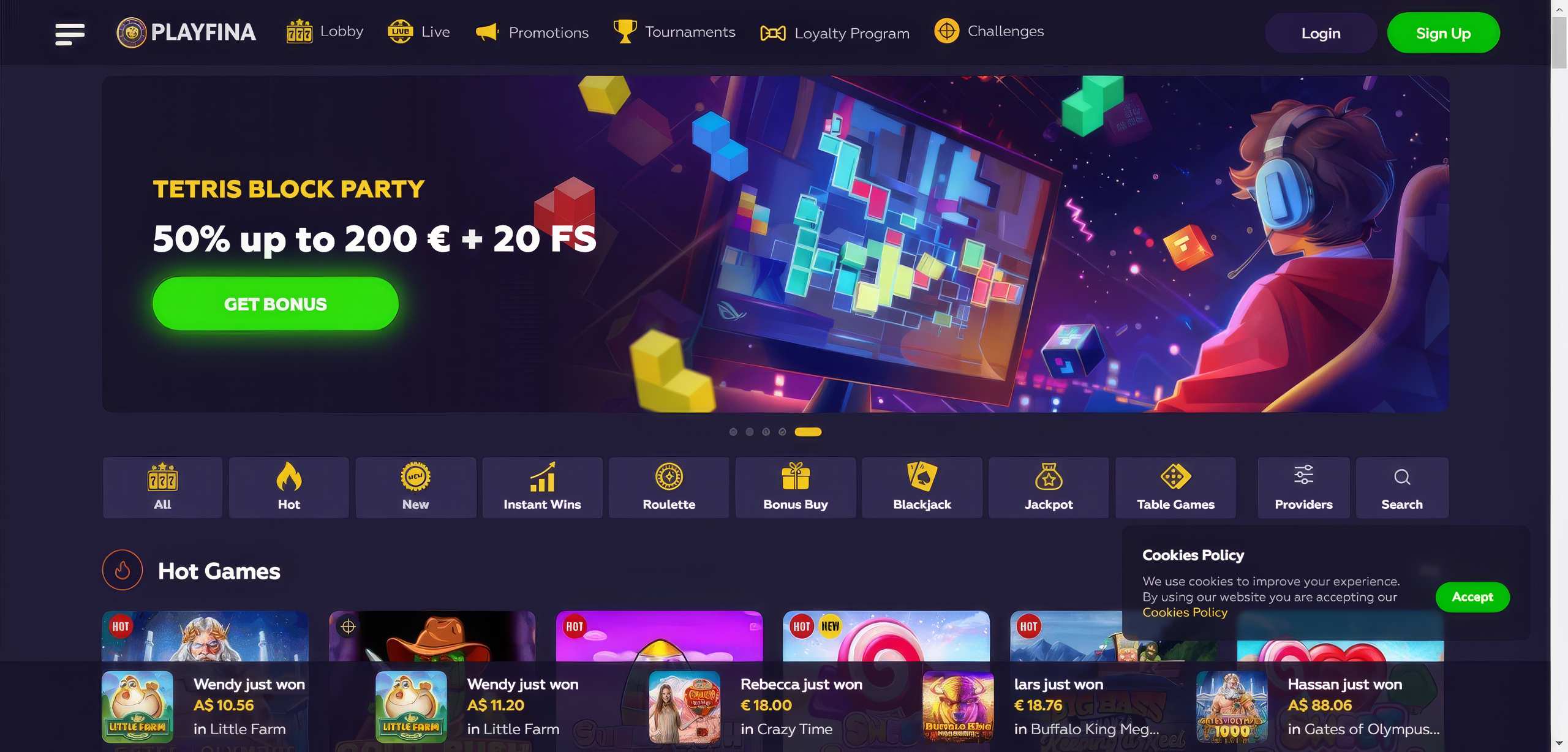 Playfina Casino