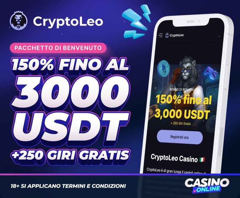 CryptoLeo Casino Bonus Benvenuto