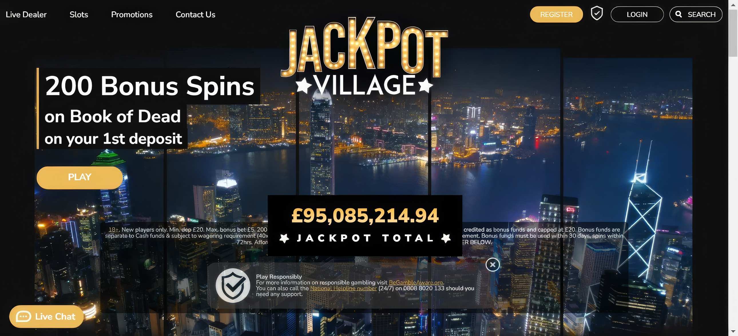 Jackpot Village desktop screenshot 1