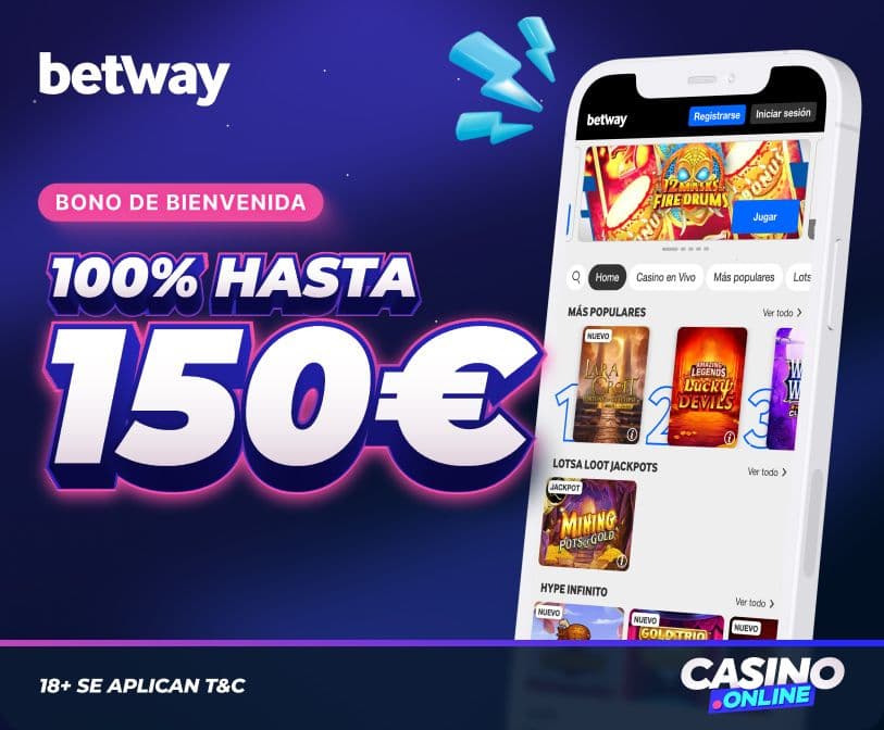 Bono de bienvenida de Betway España.