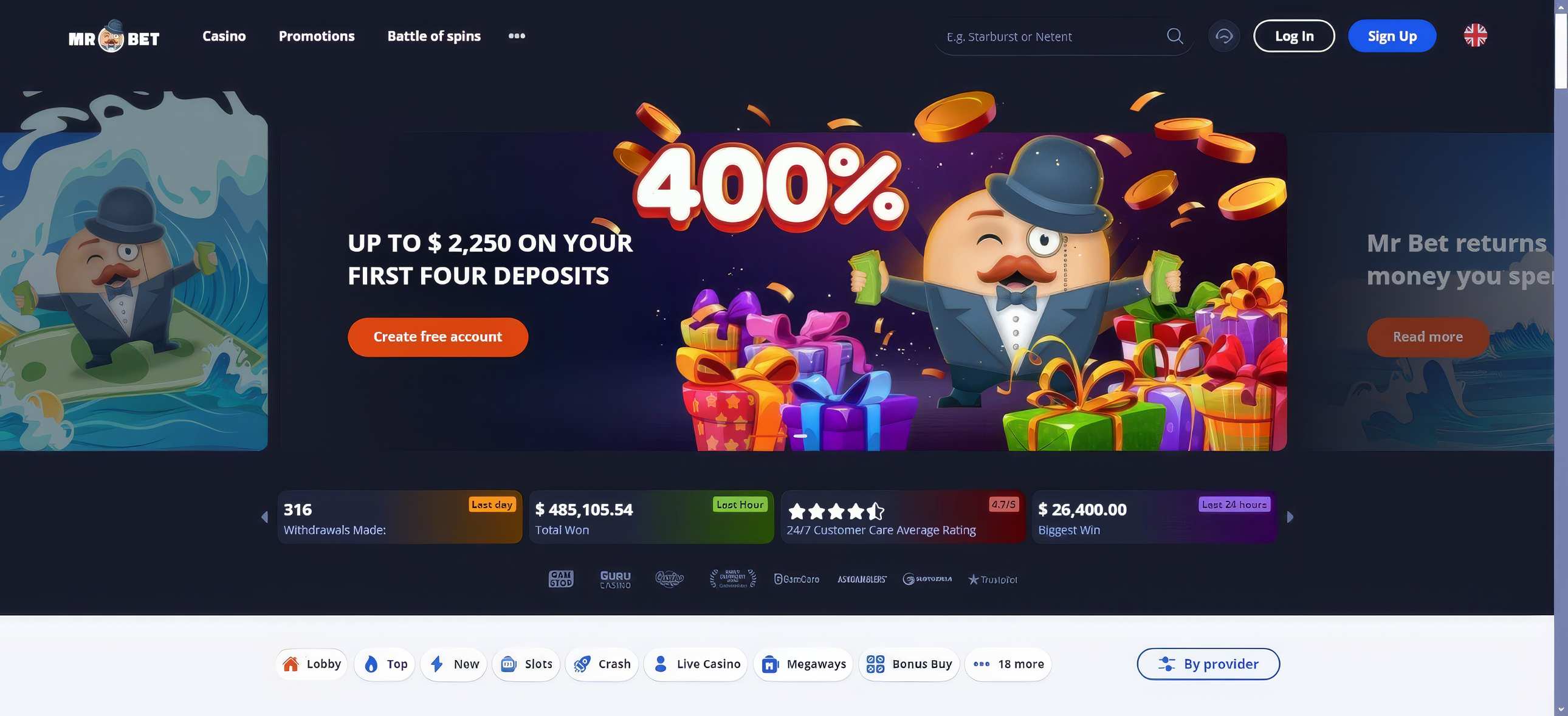 Mr Bet Casino Home