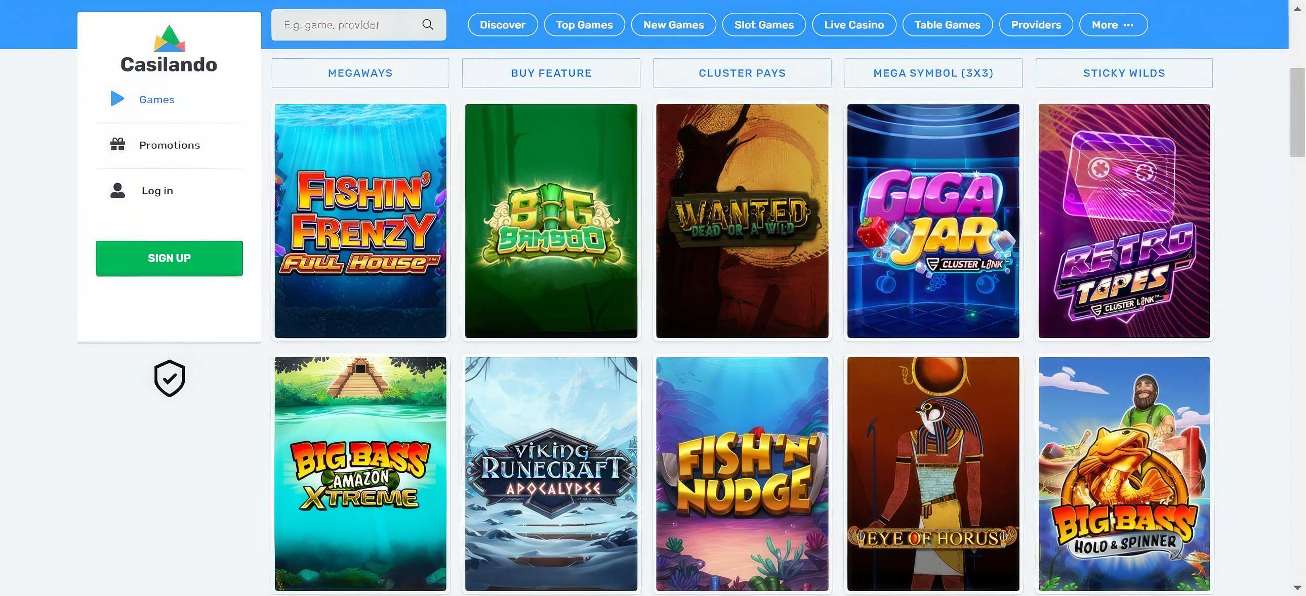 Casilando desktop screenshot 2