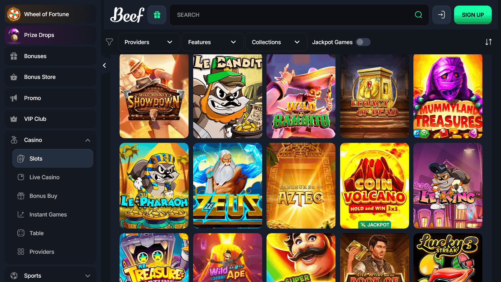 Beef Casino Slots