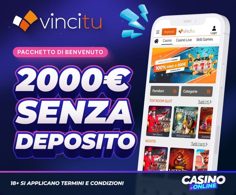 Vincitu Casino Bonus Benvenuto