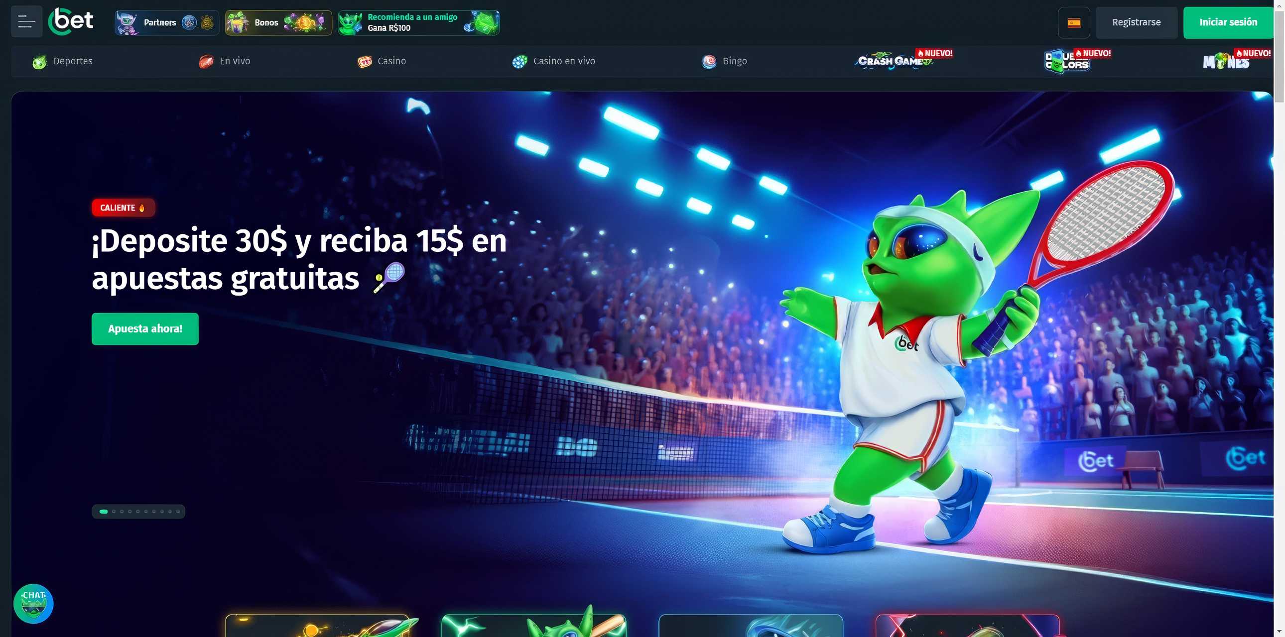 Portada de casino de C-Bet