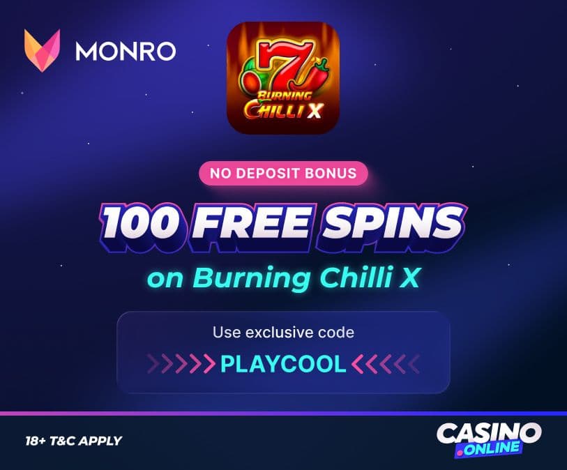 Monro Casino no deposit bonus offer