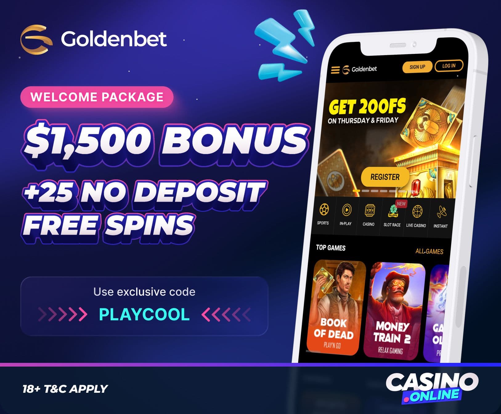 goldenbet welcome offer