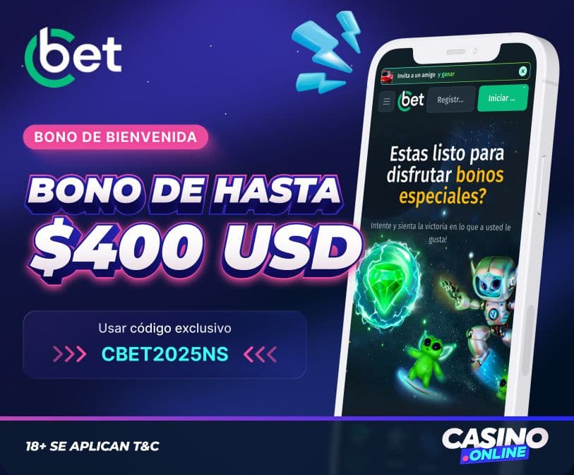 Bono de bienvenida de CBet.