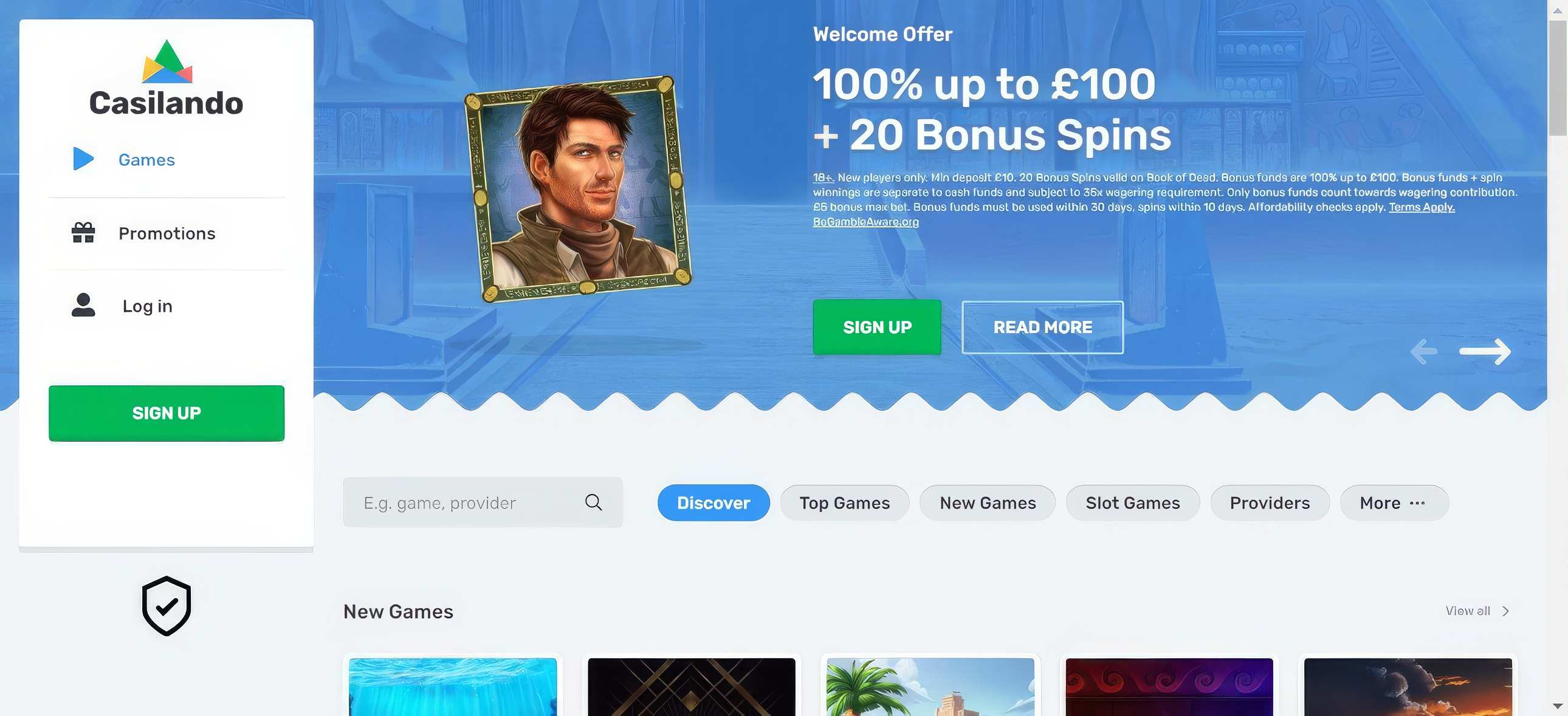 Casilando desktop screenshot 1