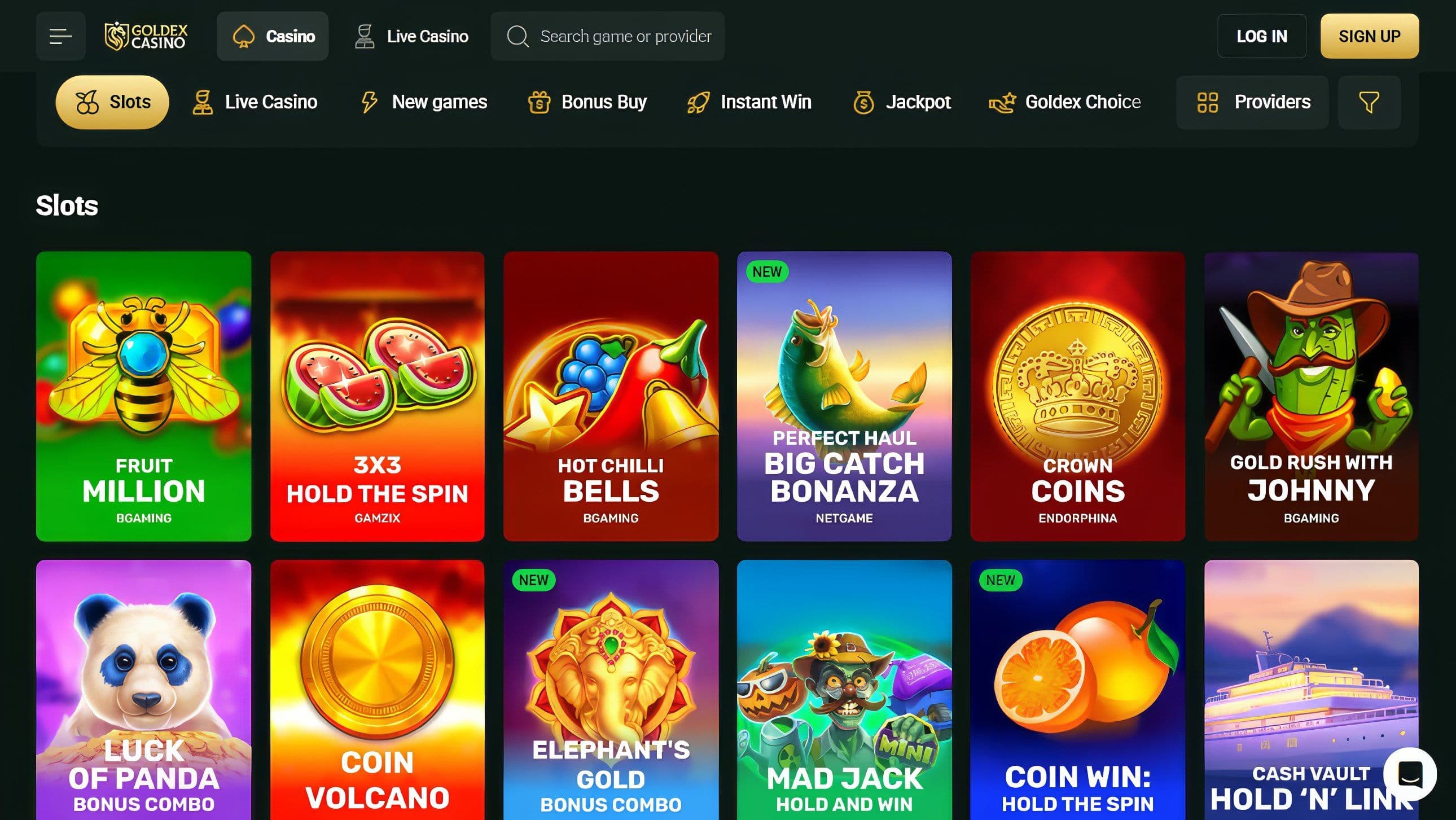 Goldex Casino Slots