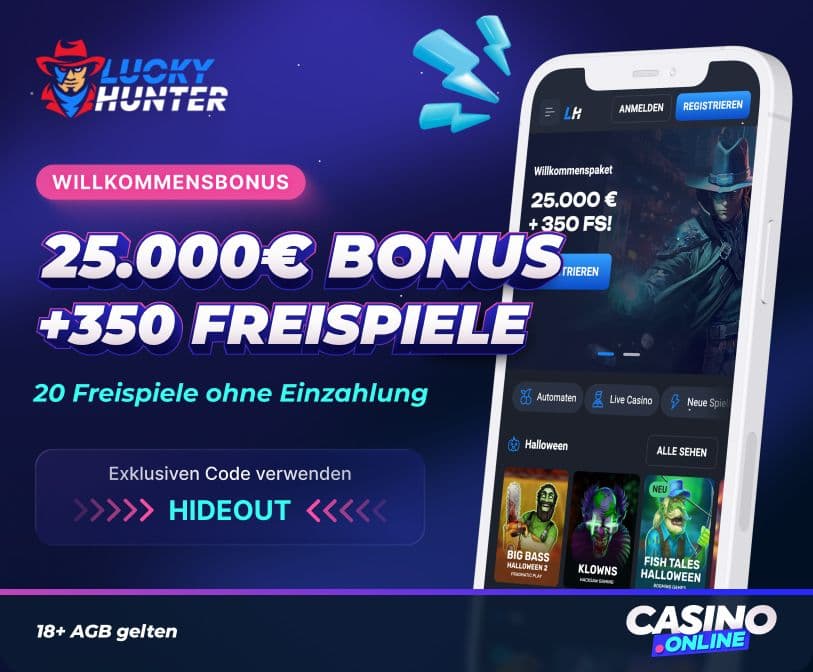 Lucky Hunter Willkommensbonus