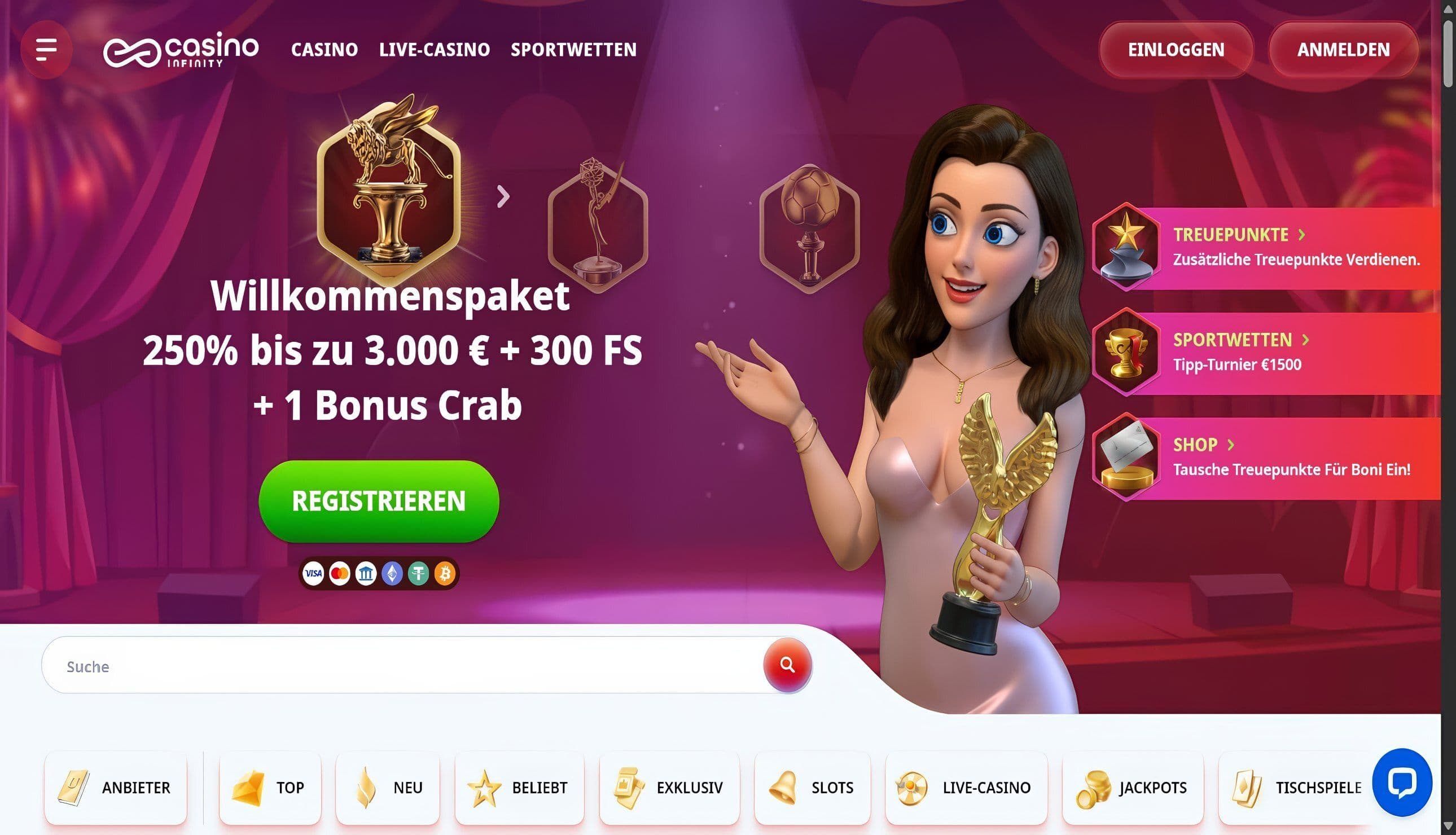 Infinity Home Desktop