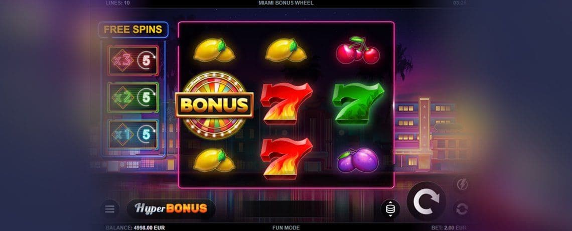 Miami Bonus Wheel Slot