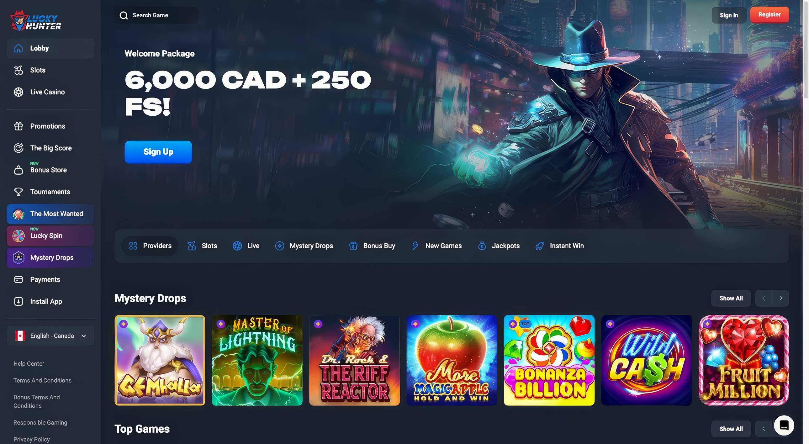 Lucky Hunter Casino