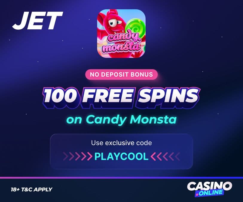 Jet Casino no deposit bonus offer