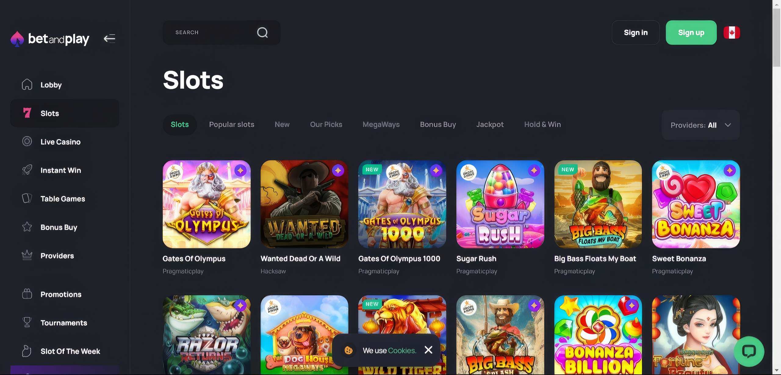 betandplay desktop slots