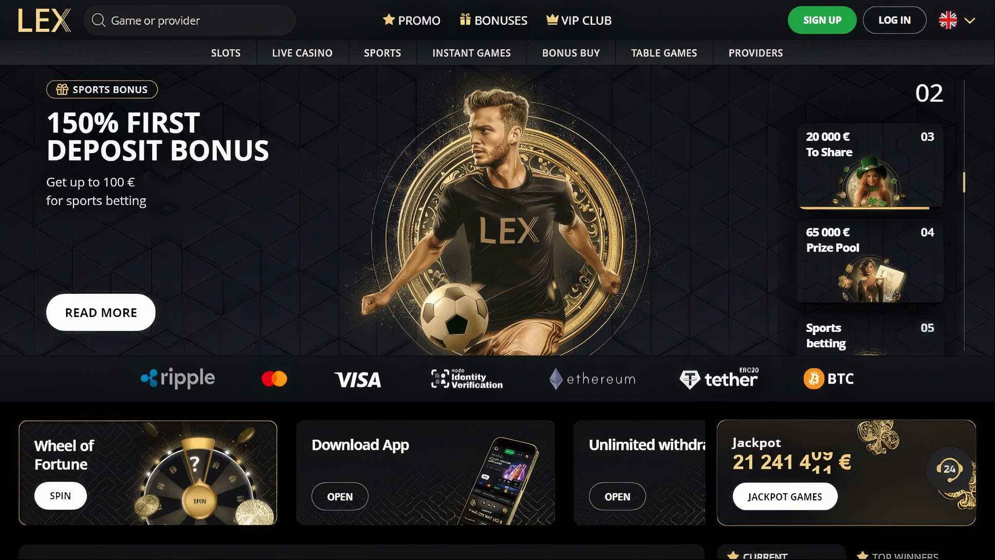 Lex Casino Desktop