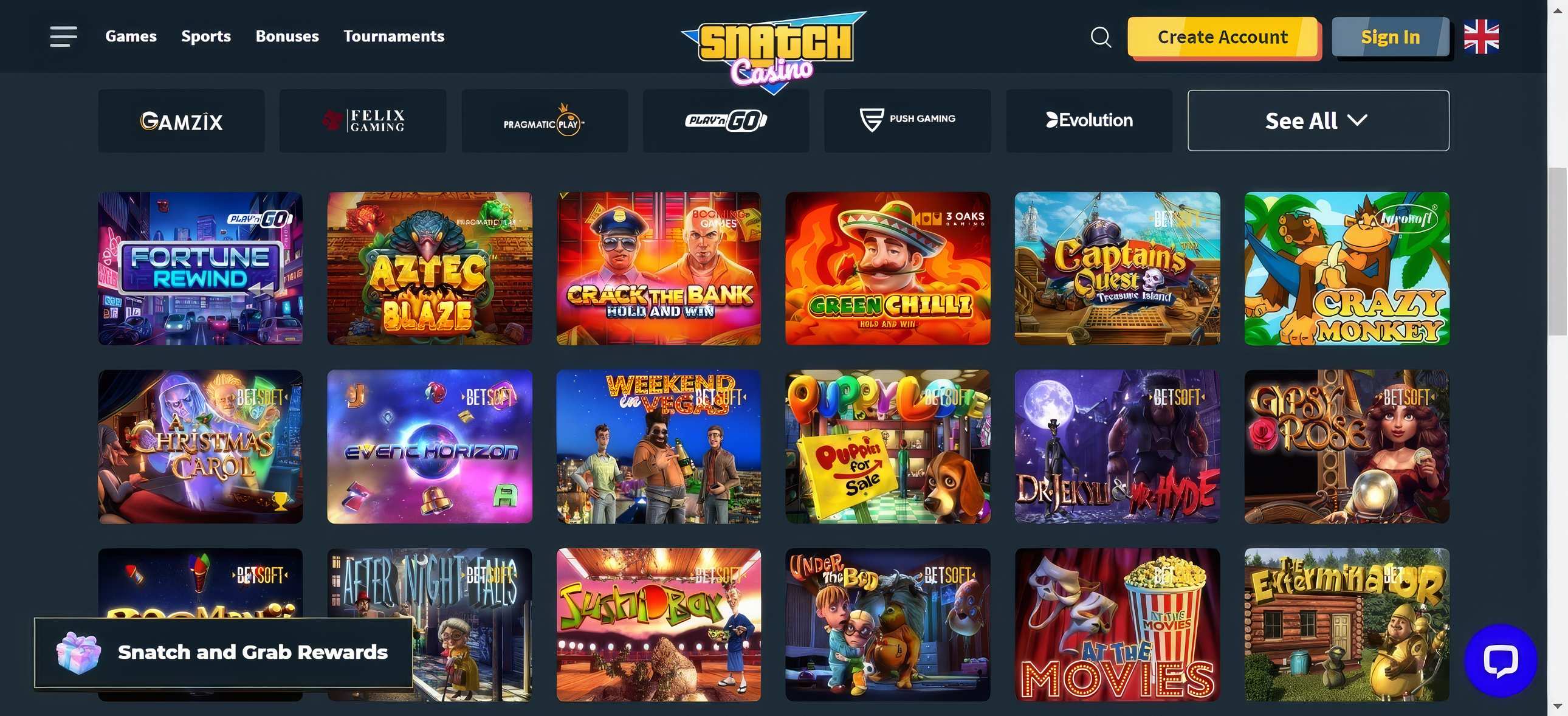 Snatch Casino Slots