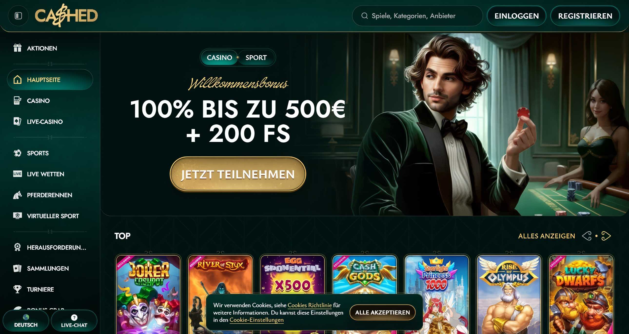 Cashed desktop screenshot 1