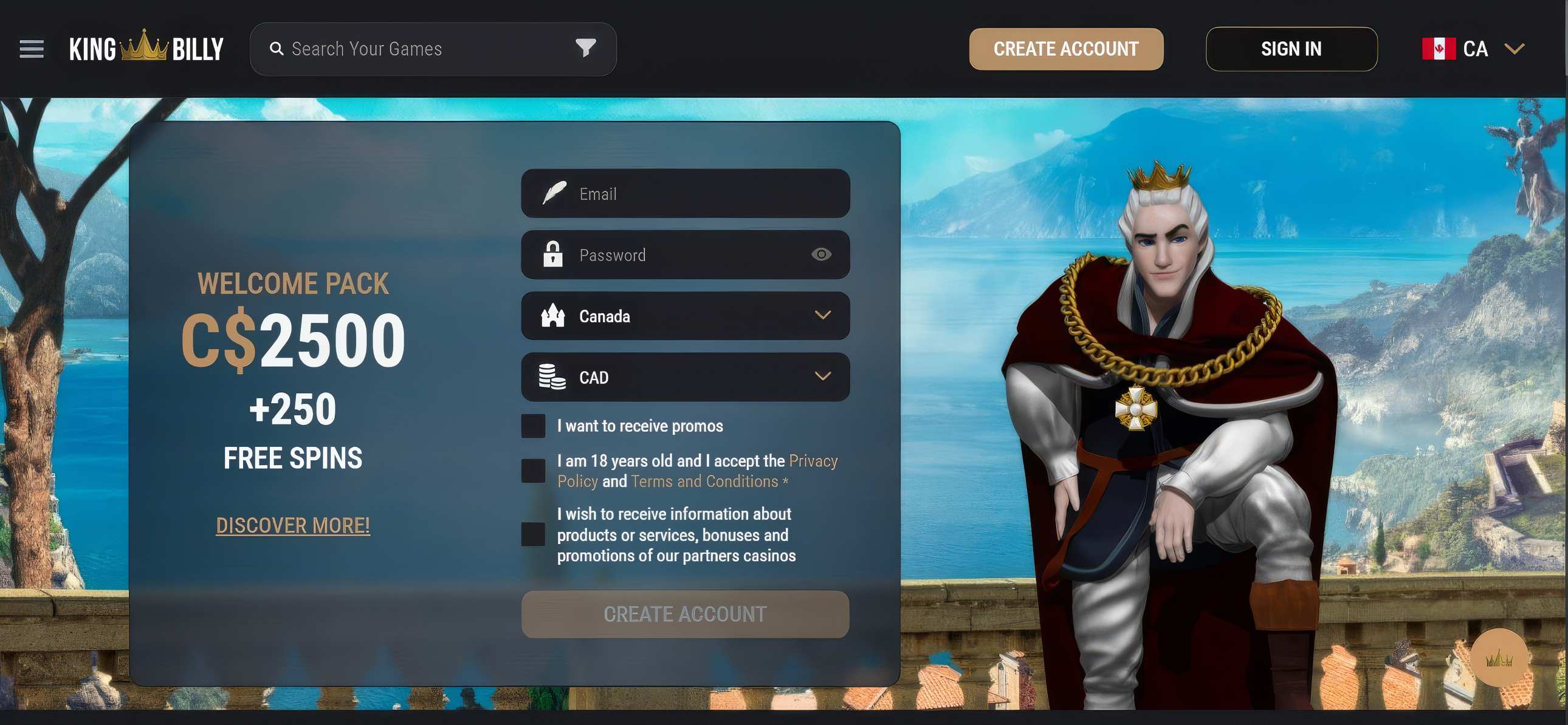 King Billy Casino