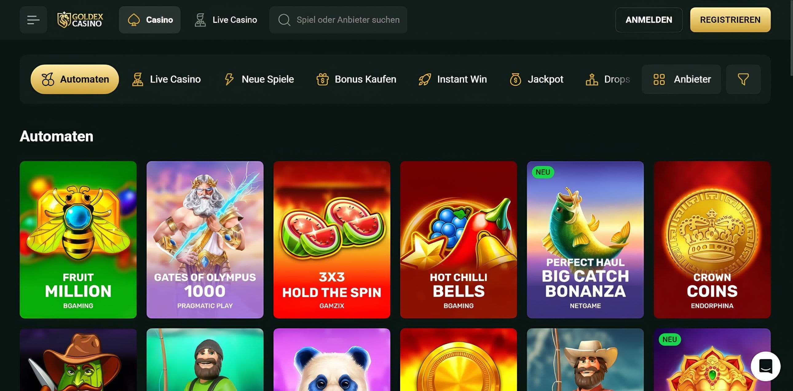 Goldex Home Slots