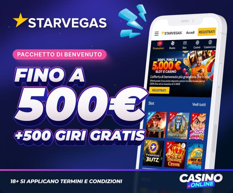 StarVegas Casino Bonus Benvenuto