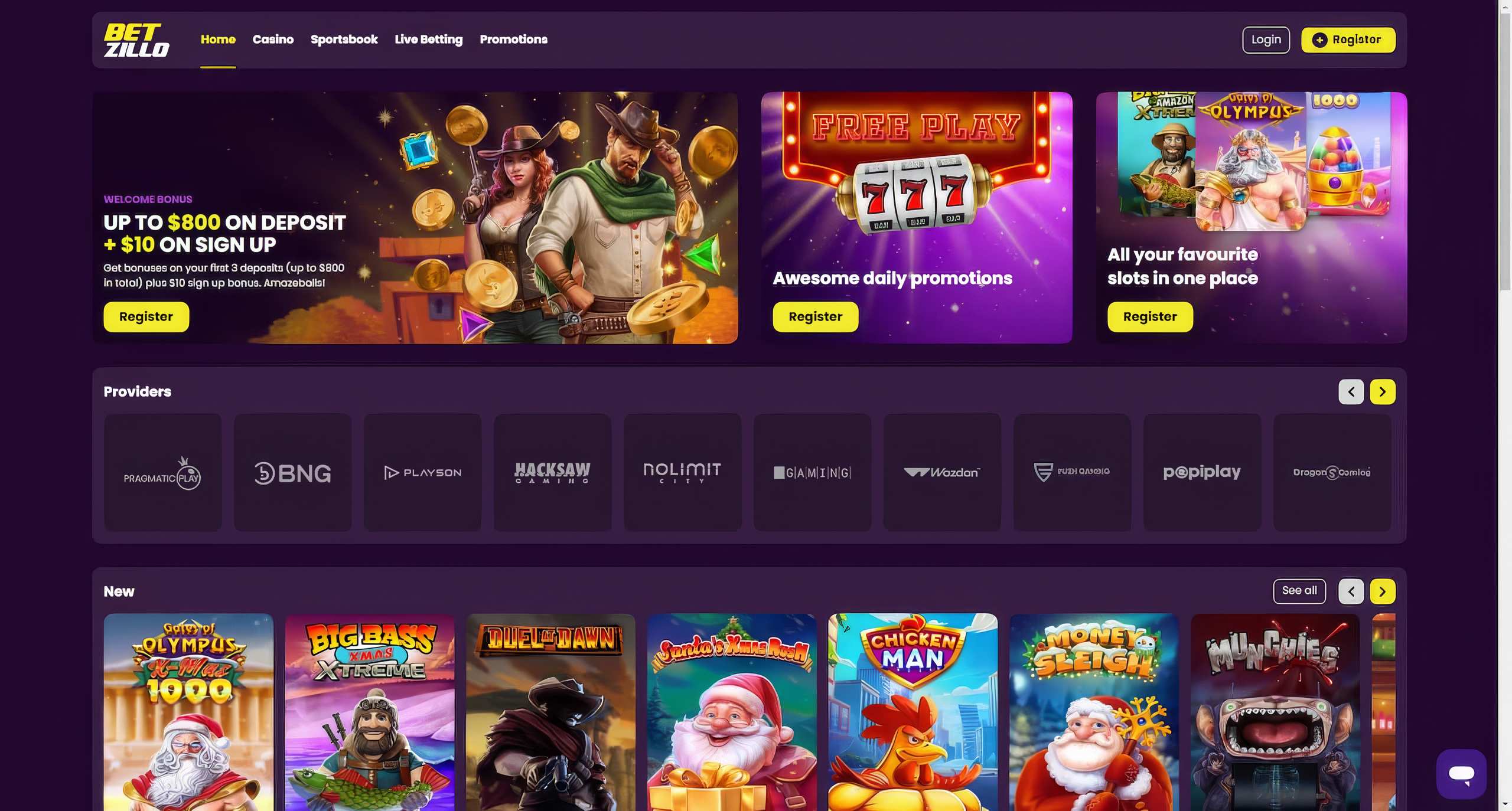 Betzillo desktop screenshot 1