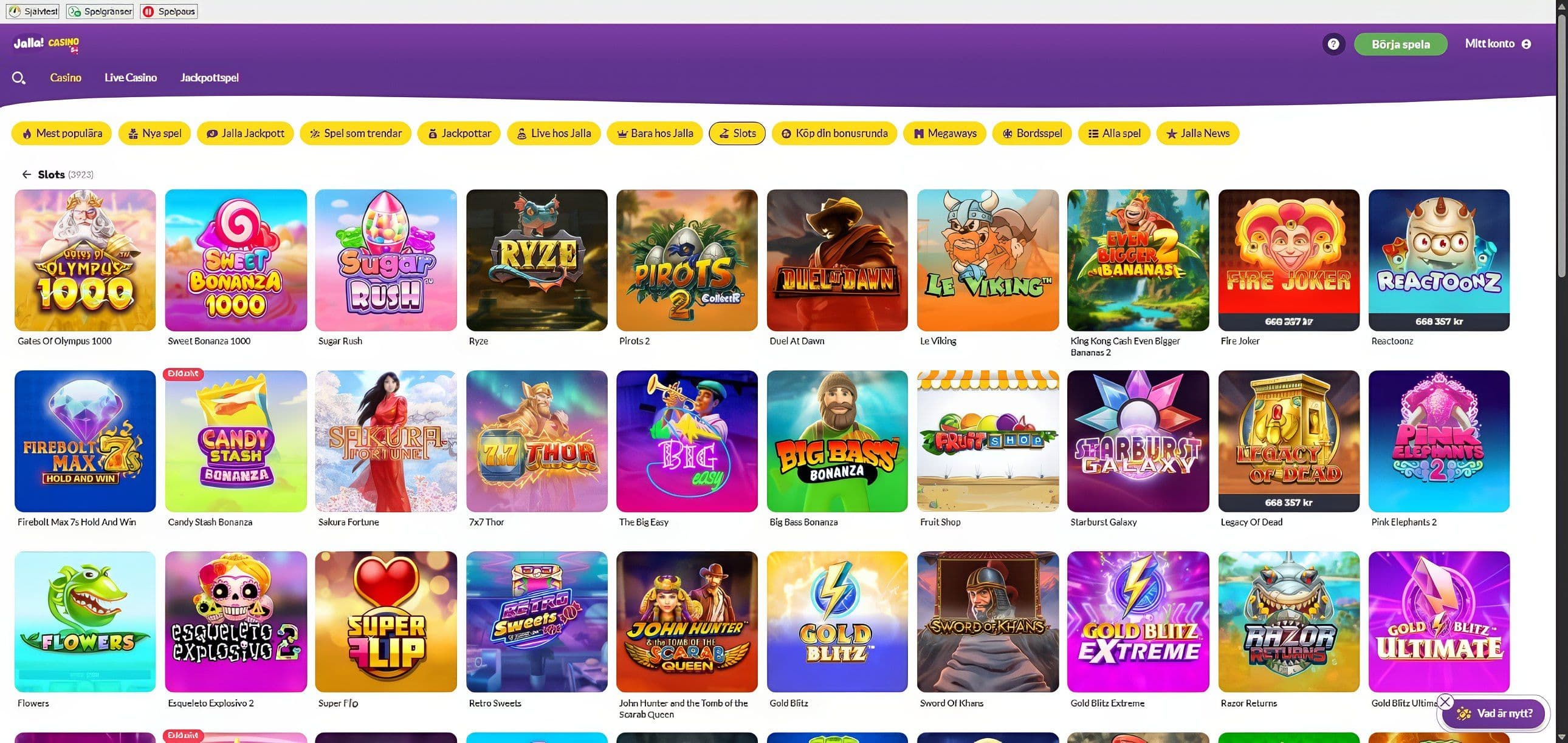 jalla casino slots