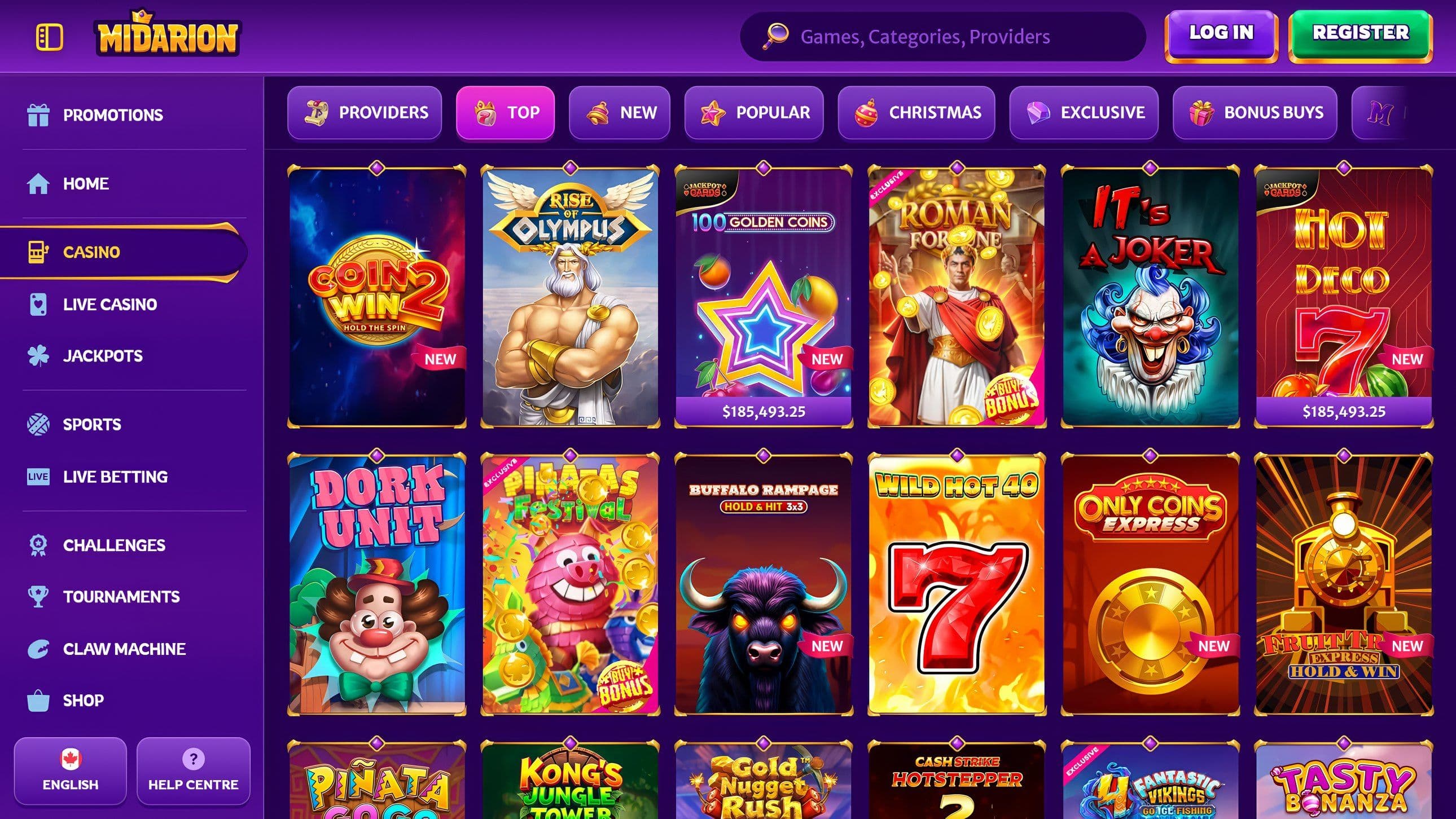 Midarion Casino Slots