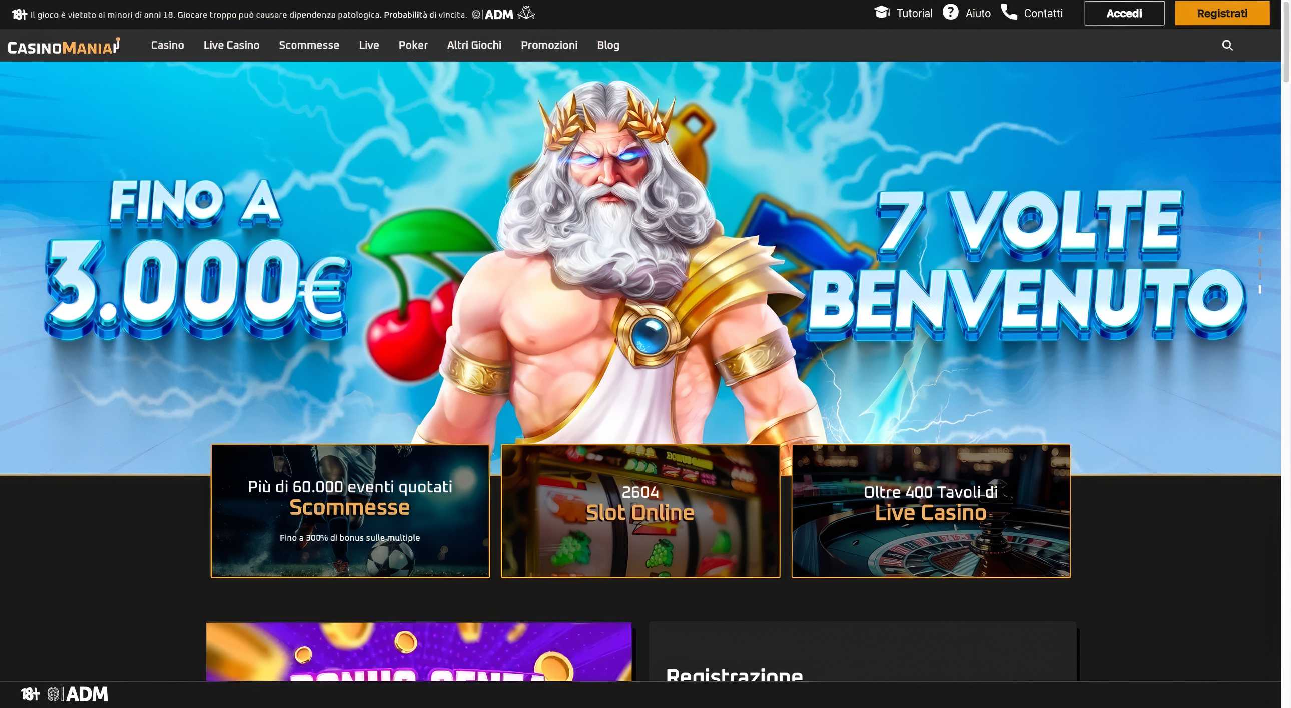 Casinomania desktop screenshot 1