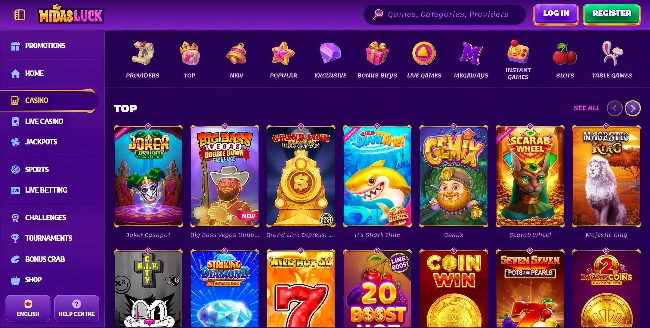 Midasluck slots
