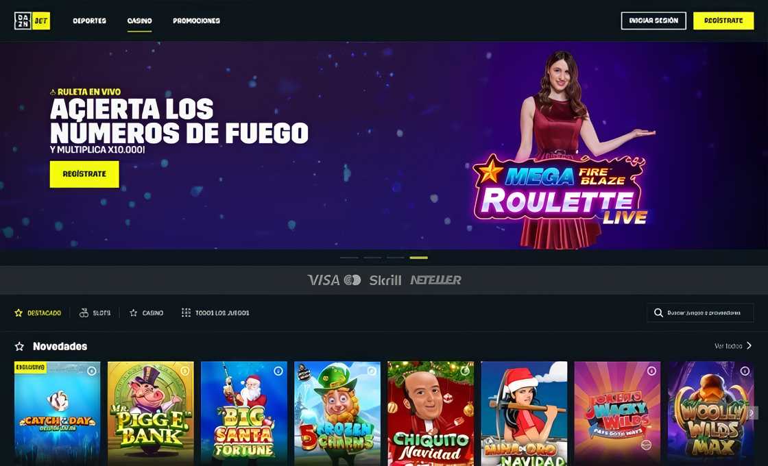 Portada de DAZN Bet en casino.