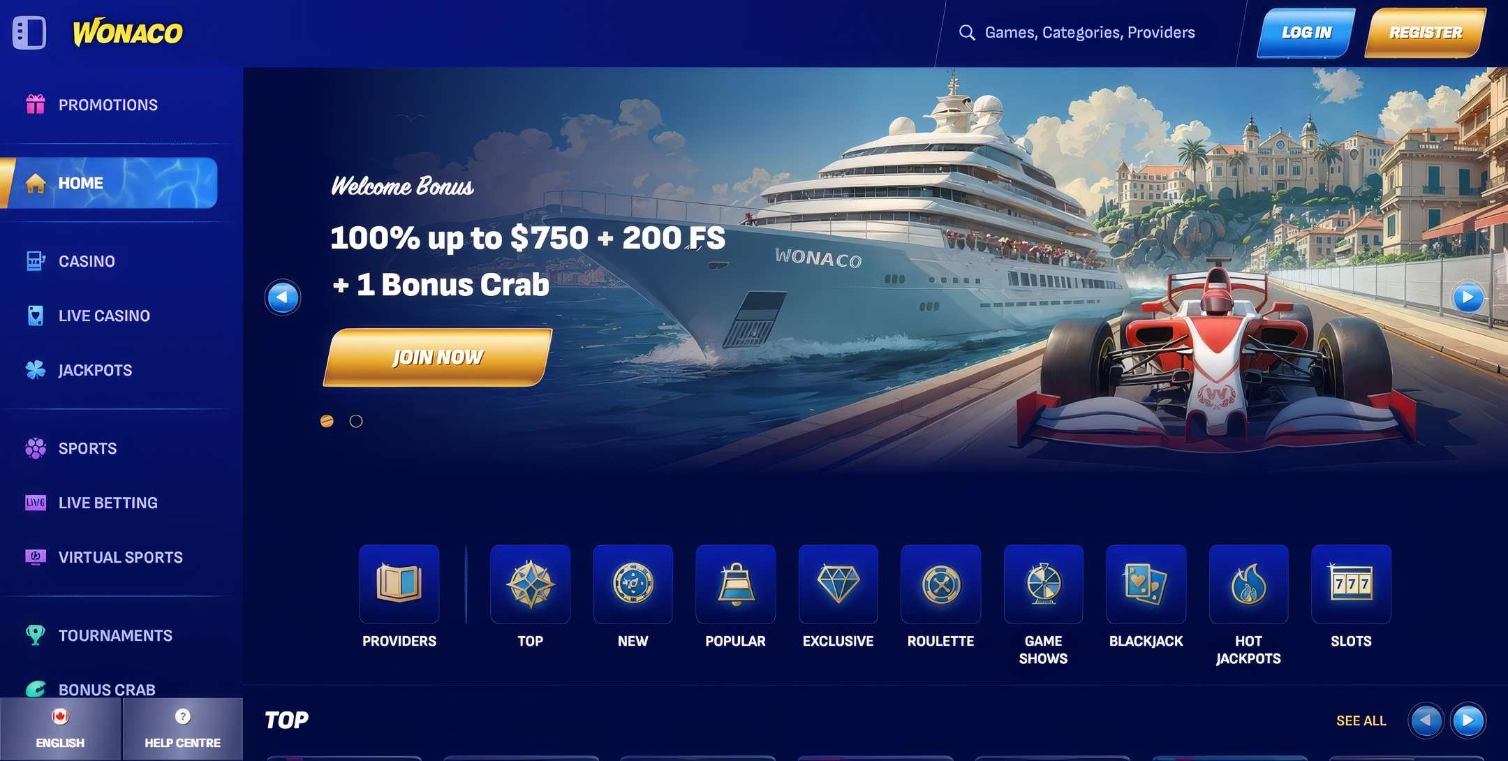 Wonaco Casino