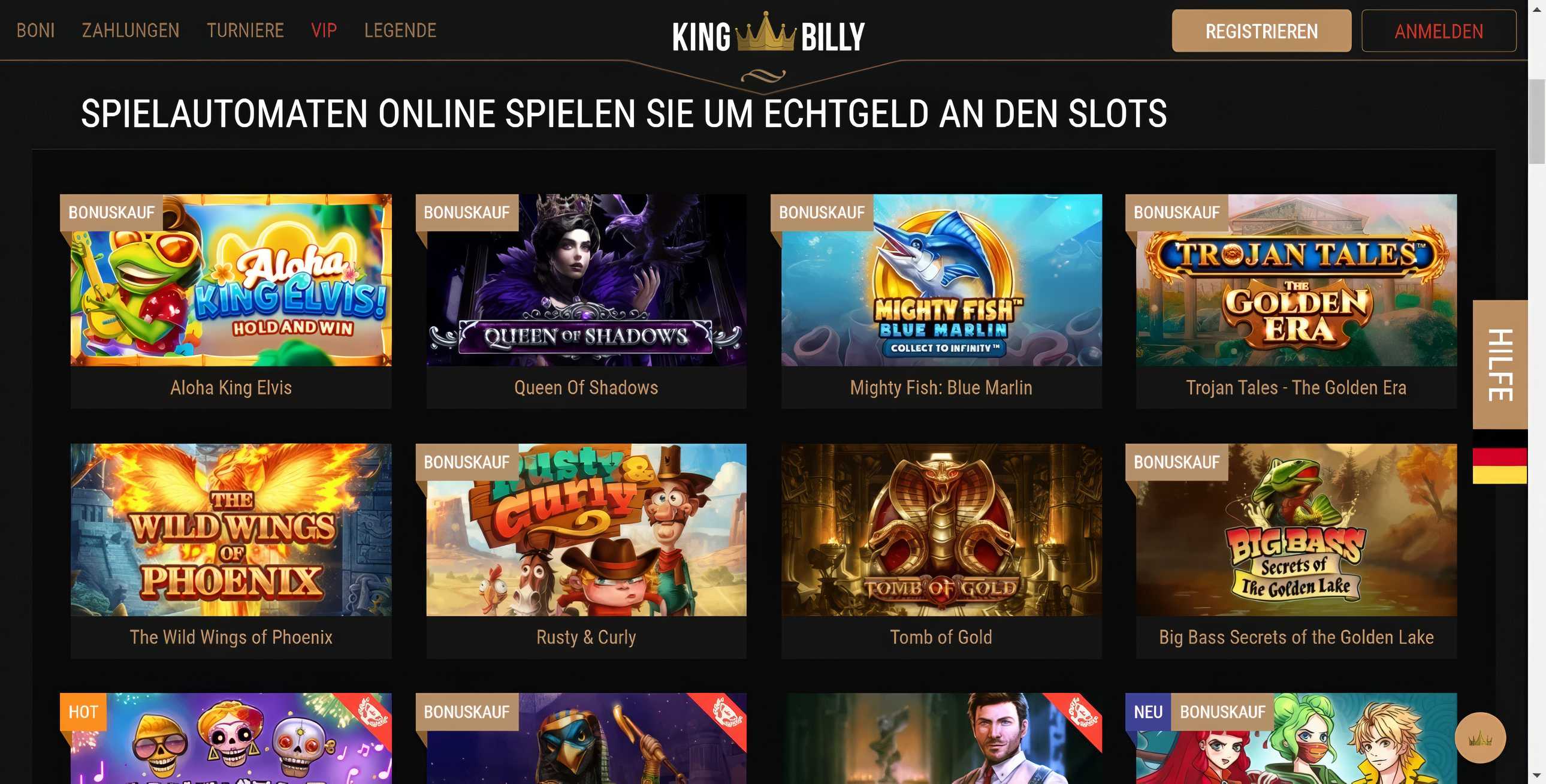 King Billy desktop screenshot 2